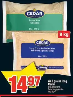Super C Riz à grains long Cedar | Cedar long grain rice offer