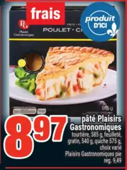 Super C PÂTÉ PLAISIRS GASTRONOMIQUES | PLAISIRS GASTRONOMIQUES PIE offer