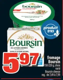 Super C FROMAGE BOURSIN | BOURSIN CHEESE offer