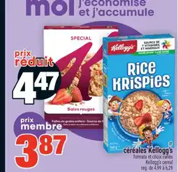 Super C CÉRÉALES KELLOGG'S | KELLOGG'S CEREAL offer