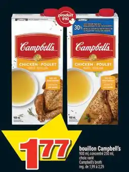 Super C BOUILLON CAMPBELL'S | CAMPBELL'S BROTH offer