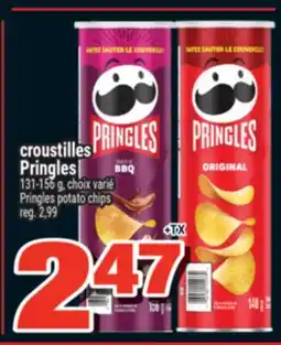 Super C CROUSTILLES PRINGLES | PRINGLES POTATO CHIPS offer