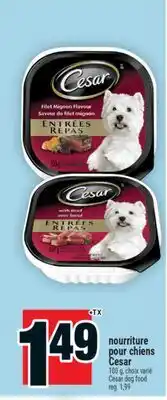 Super C Nourriture pour chiens Cesar | Cesar dog food offer