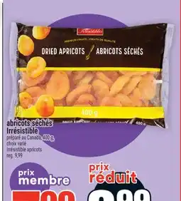 Super C Abricots séchés Irrésistible | Irrésistible apricots offer