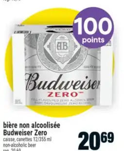 Super C Bière non alcoolisée Budweiser Zero | Budweiser Zero caisse, canettes offer