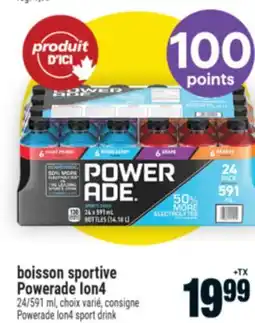 Super C BOISSON SPORTIVE POWERADE ION4 | POWERADE ION4 SPORT DRINK offer