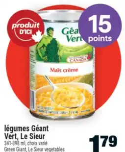 Super C légumes Géant Vert, Le Sieur | Green Giant, Le Sieur vegetables offer