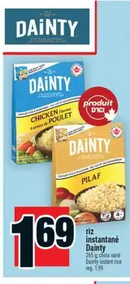 Super C Riz instantané Dainty | Dainty instant rice offer