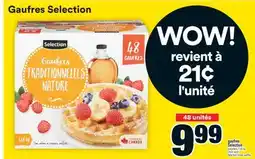 Super C GAUFRES SELECTION | SELECTION FROZEN WAFFLES offer