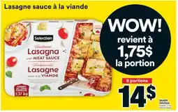 Super C Selection Lasagne sauce à la viande offer