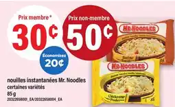Maxi NOUILLES INSTANTANÉES MR. NOODLES, 85 g offer