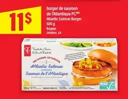 Maxi BURGER DE SAUMON DE L'ATLANTIQUE PC | ATLANTIC SALMON BURGER, 500 g offer