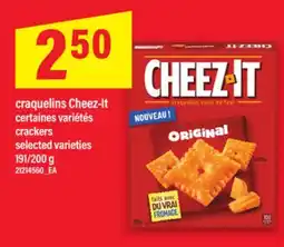 Maxi CRAQUELINS CHEEZ-IT | CRACKERS, 191/200 G offer