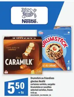 Maxi DRUMSTICK OU FRIANDISES GLACÉES NESTLÉ | DRUMSTICKS OR NOVELTIES, 4-10 un offer