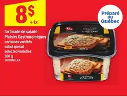 Maxi TARTINADE DE SALADE PLAISIRS GASTRONOMIQUES | SALAD SPREAD, 360 g offer