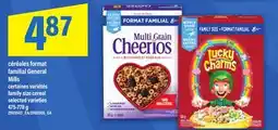 Maxi CÉRÉALES FORMAT FAMILIAL GENERAL MILLS | FAMILY SIZE CEREAL, 475-778 G offer