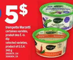 Maxi TREMPETTE MARZETTI | DIP, 340G offer