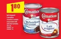 Maxi LAIT ÉVAPORÉ CARNATION | EVAPORATED MILK, 354 ML offer
