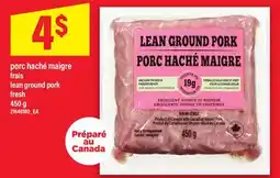 Maxi PORC HACHÉ MAIGRE | LEAN GROUND PORK, 450 G offer
