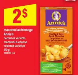 Maxi MACARONI AU FROMAGE ANNIE'S / MACARONI & CHEESE, 170 g offer