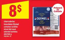 Maxi CHARCUTERIES TRANCHÉES OLYMEL | SLICED DELI MEAT, 400/500 G offer