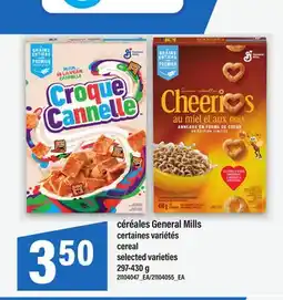 Maxi CÉRÉALES GENERAL MILLS / CEREAL, 297-430 g offer