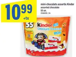 Maxi MINI-CHOCOLATS ASSORTIS KINDER | ASSORTED CHOCOLATE, 55 un offer