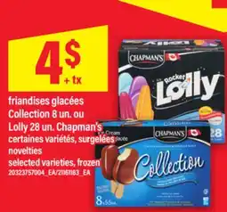 Maxi FRIANDISES GLACÉES COLLECTION 8 UN. OU LOLLY 28 UN. CHAPMAN'S | NOVELTIES offer