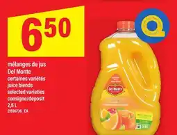 Maxi MÉLANGES DE JUS DEL MONTE | JUICE BLENDS, 2,5 L offer