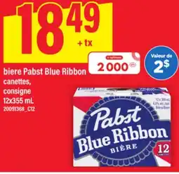 Maxi BIERE PABST BLUE RIBBON, 12x 355 mL offer
