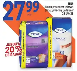 Uniprix TENA Culottes protectrices unisexes/ Unisex protective underwear offer