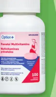 Uniprix OPTION+ Multivitamines prénatales/ Prenatal multivitamins offer