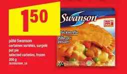 Maxi PÂTÉ SWANSON | POT PIE, 200 G offer