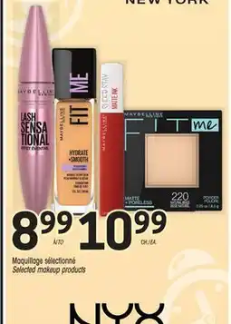 Uniprix MAYBELLINE NEW YORK Maquillage sélectionné/Selected makeup products offer