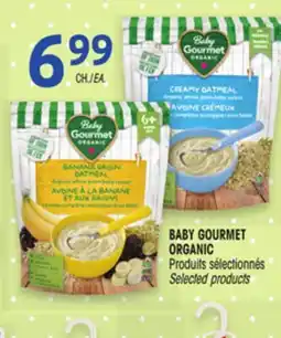 Uniprix BABY GOURMET ORGANIC Produits sélectionnés /Selected products offer