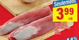 Maxi FILET DE PORC EMBALLAGE SOUS-VIDE | PORK TENDERLOIN, CRYOVAC, 2 un offer