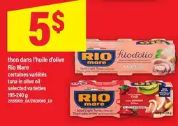 Maxi THON DANS L'HUILE D'OLIVE RIO MARE | TUNA IN OLIVE OIL, 195-240 G offer