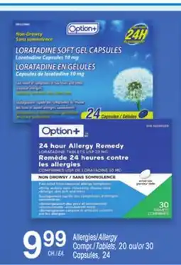Uniprix Allergies/Allergy Compr./Tablets, 20 ou/or 30 Capsules, 24 offer