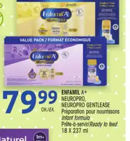 Uniprix ENFAMIL A+ NEUROPRO, NEUROPRO GENTLEASE Préparation pour nourrissons/Infant formula offer