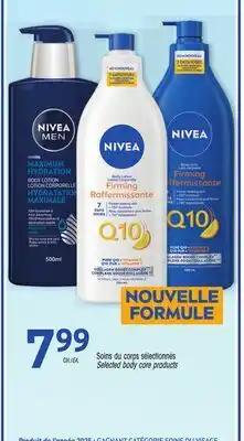 Uniprix NIVEA Soins du corps sélectionnés /Selected body care products offer