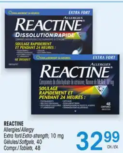 Uniprix REACTINE Allergies/Allergy Extra fort/Extra-strength offer