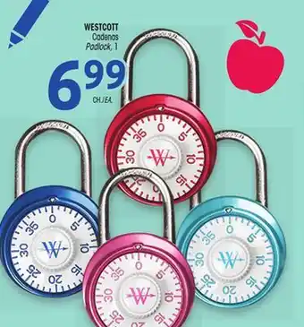 Uniprix WESTCOTT Cadenas/Padlock offer