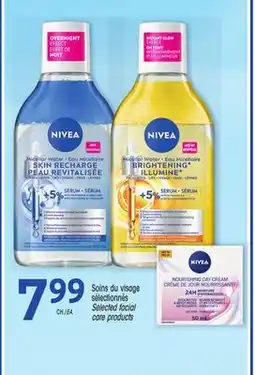 Uniprix NIVEA Soins du visage sélectionnés /Selected facial care products offer