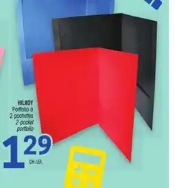 Uniprix HILROY Portfolio à 2 pochettes/2-pocket offer