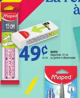 Uniprix MAPED Règle ou gomme à effacer/ Ruler,eraser offer