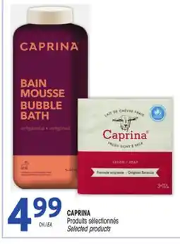 Uniprix CAPRINA Produits sélectionnés/ Selected products offer