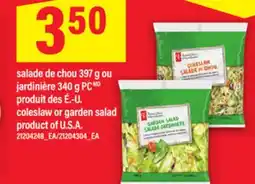 Maxi SALADE DE CHOU, 397 G OU JARDINIÈRE, 340 G PC | COLESLAW OR GARDEN SALAD offer