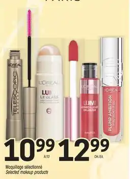Uniprix L'oreal Paris Maquillage sélectionné /Selected makeup products offer
