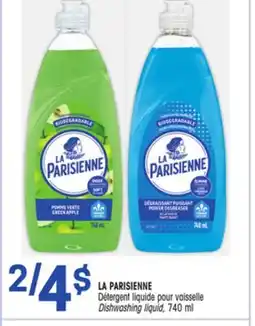 Uniprix LA PARISIENNE Détergent liquide pour vaisselle/Dishwashing liquid offer