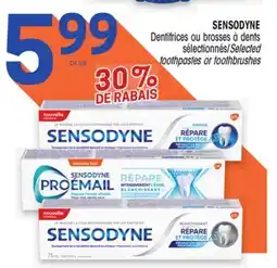 Uniprix SENSODYNE Dentifrices ou brosses à dents sélectionnés/Selected toothpastes or toothbrushes offer
